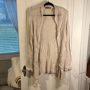 Lightweight Cream Knit Cardigan